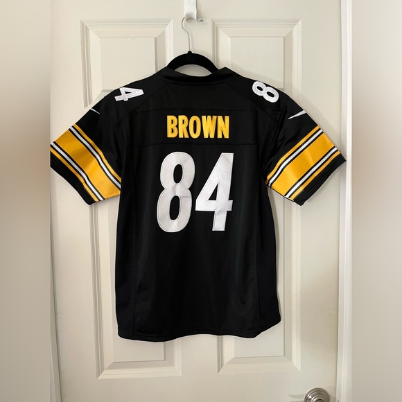 Youth #84 Antonio Brown Pittsburgh Steelers Nike NFL Football Jersey Size M - Picture 1 of 6